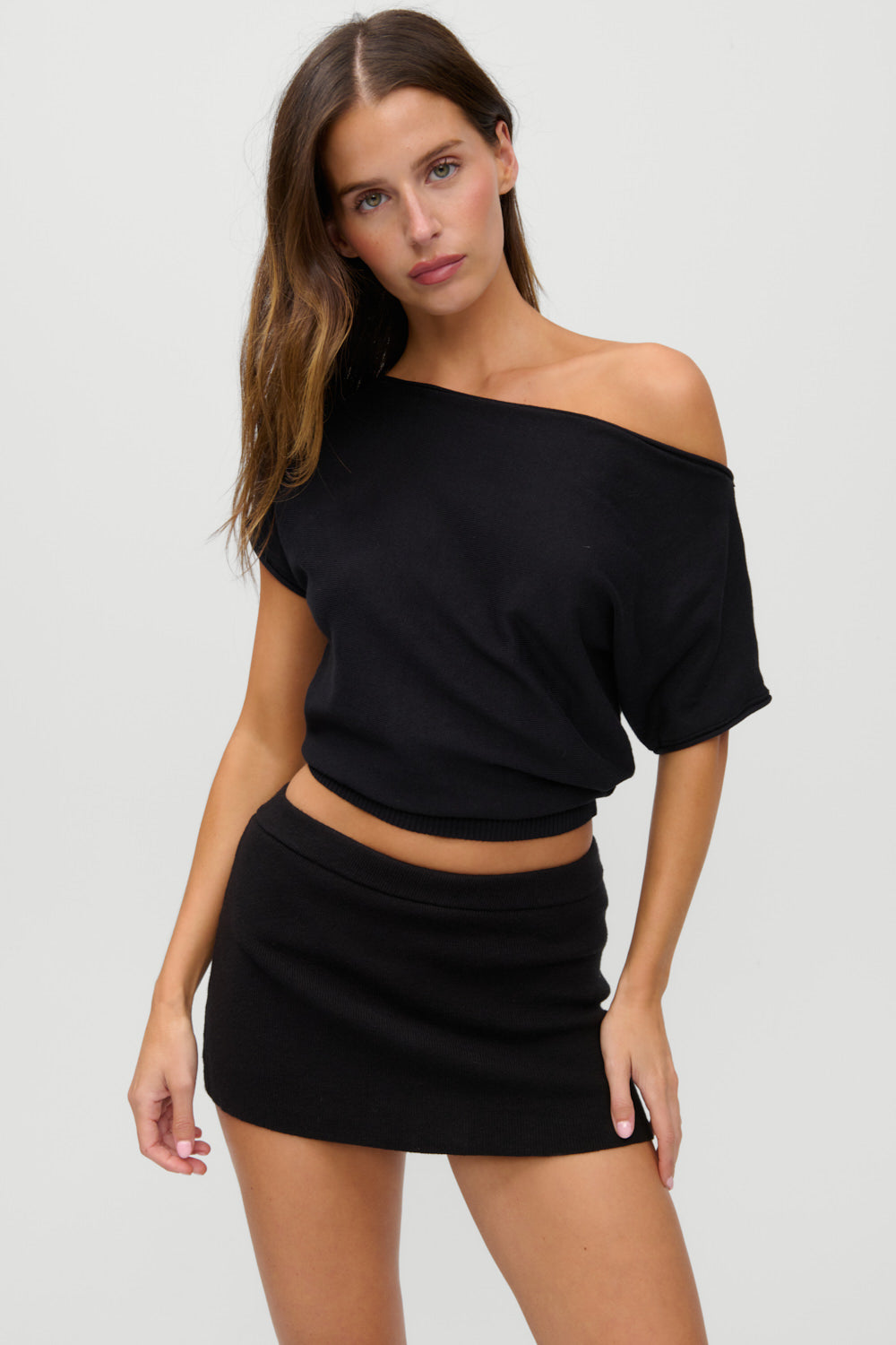 Marialla Mini Skort - Black - Image 4