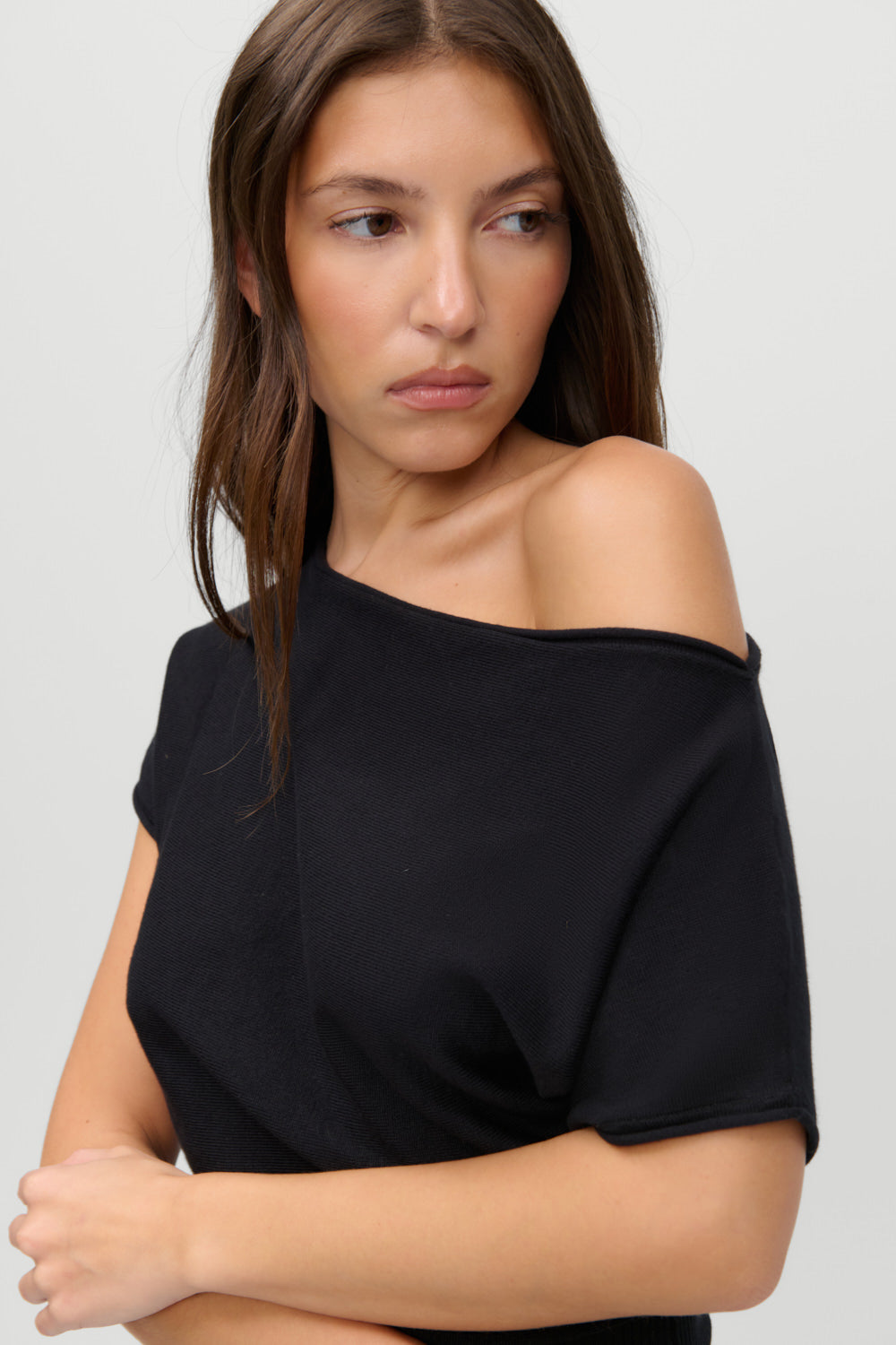 Montecito Boat Neck Knit Shirt - Black - Image 11