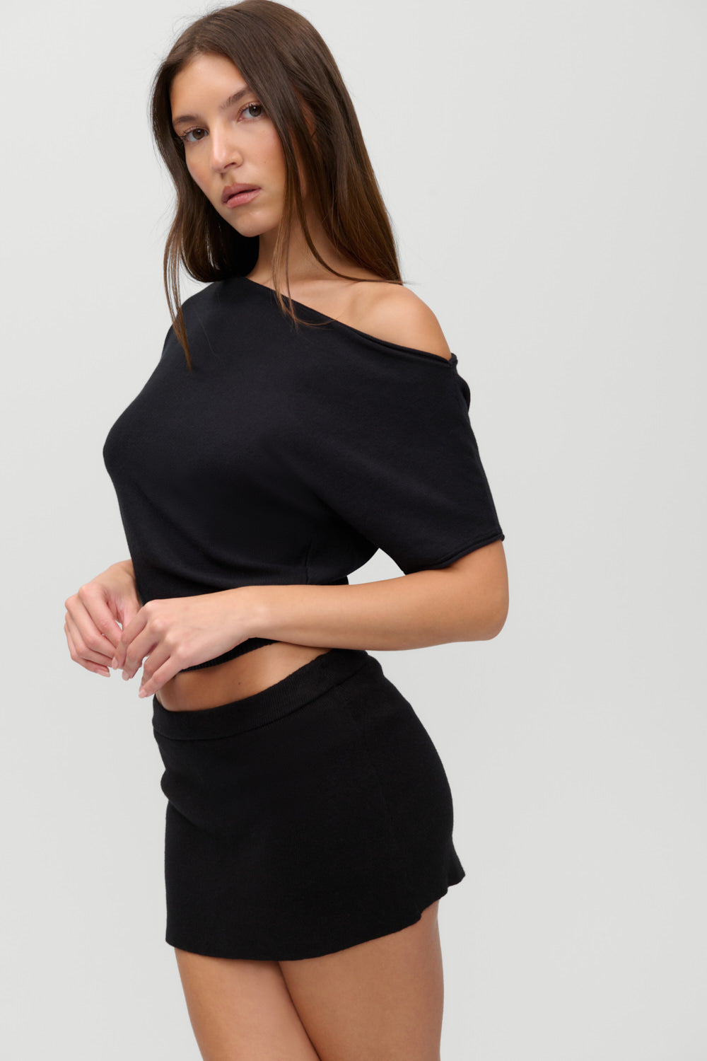 Marialla Mini Skort - Black - Image 2