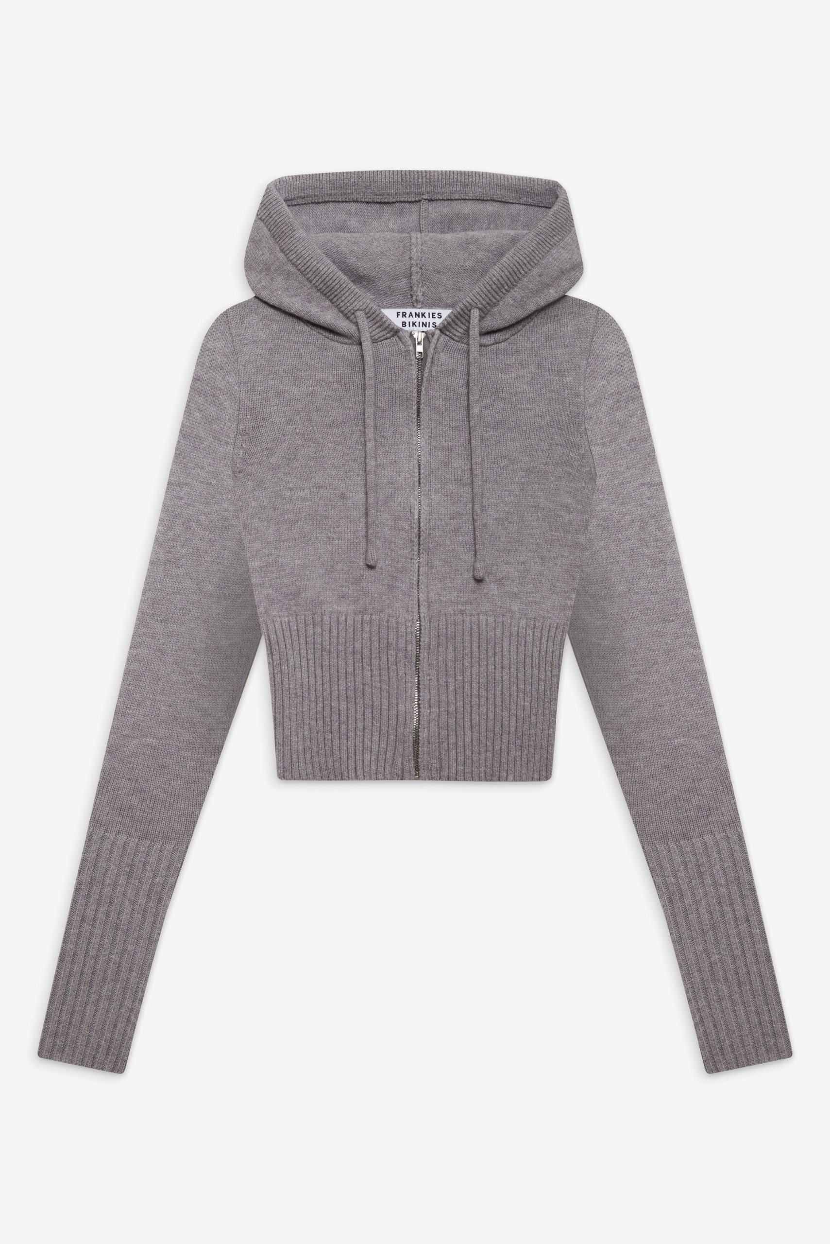 Aimee Zip Up Hoodie - Rain Cloud - Image 3