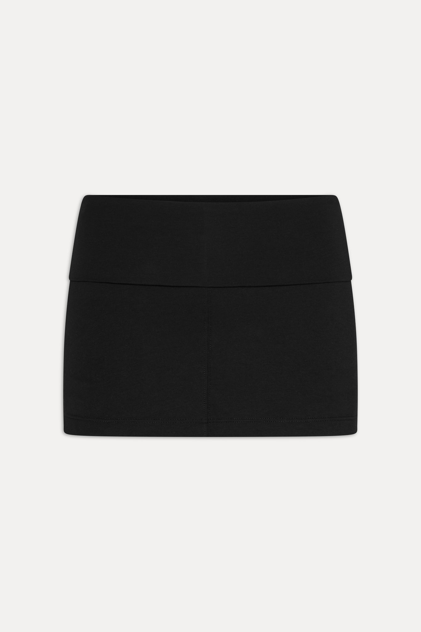 x JENNIE Chantal Foldover Mini Skort - Black - Image 3