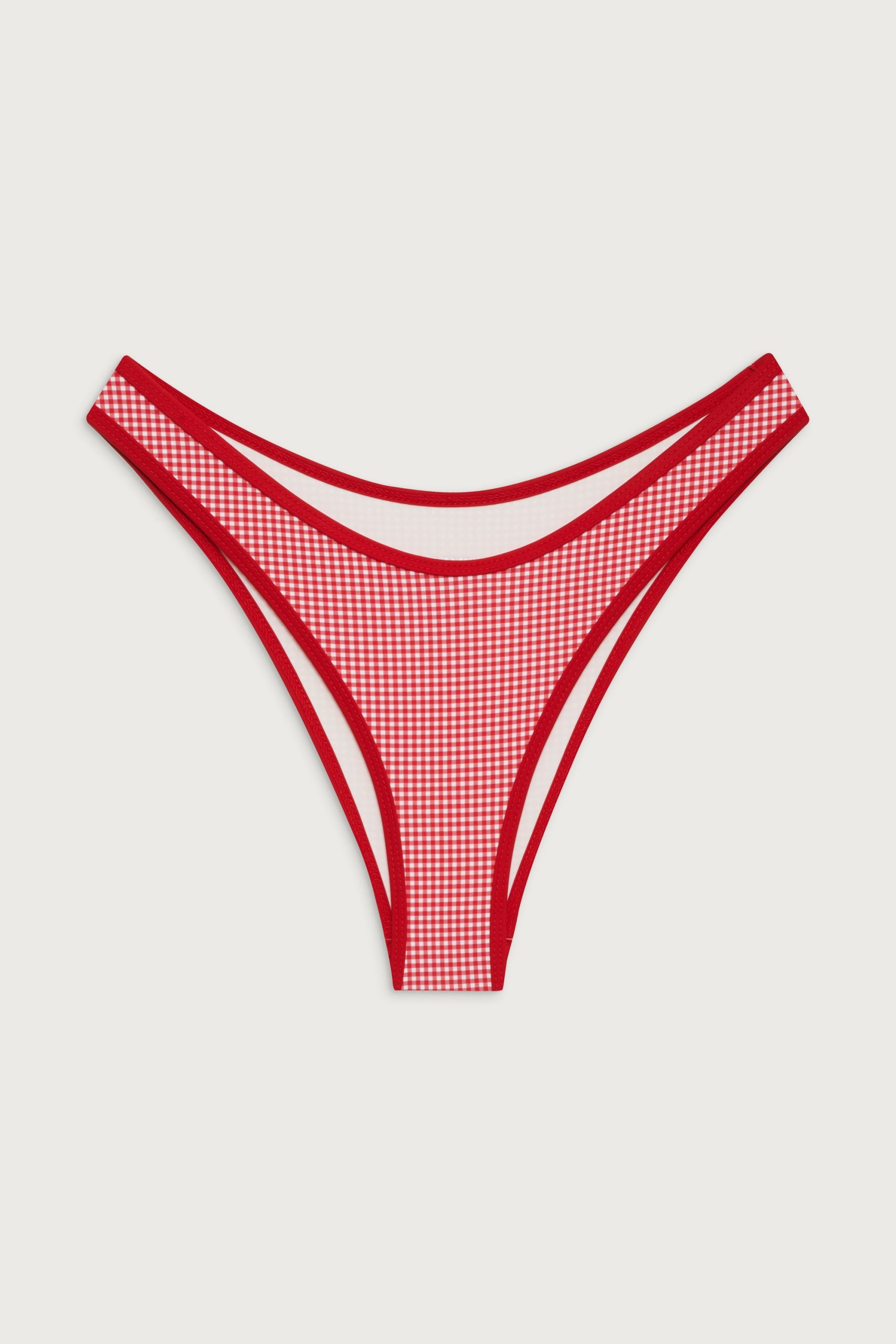 Dove Classic Gingham Bikini Bottom - Ladybug Gingham - Image 3