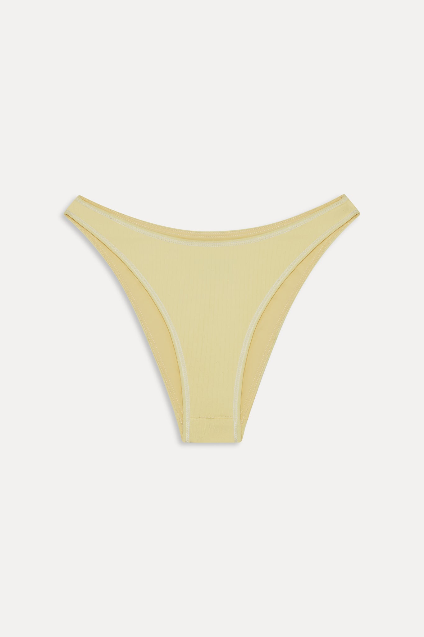 x JENNIE Dove Ribbed Bikini Bottom - Honeycomb - Image 3