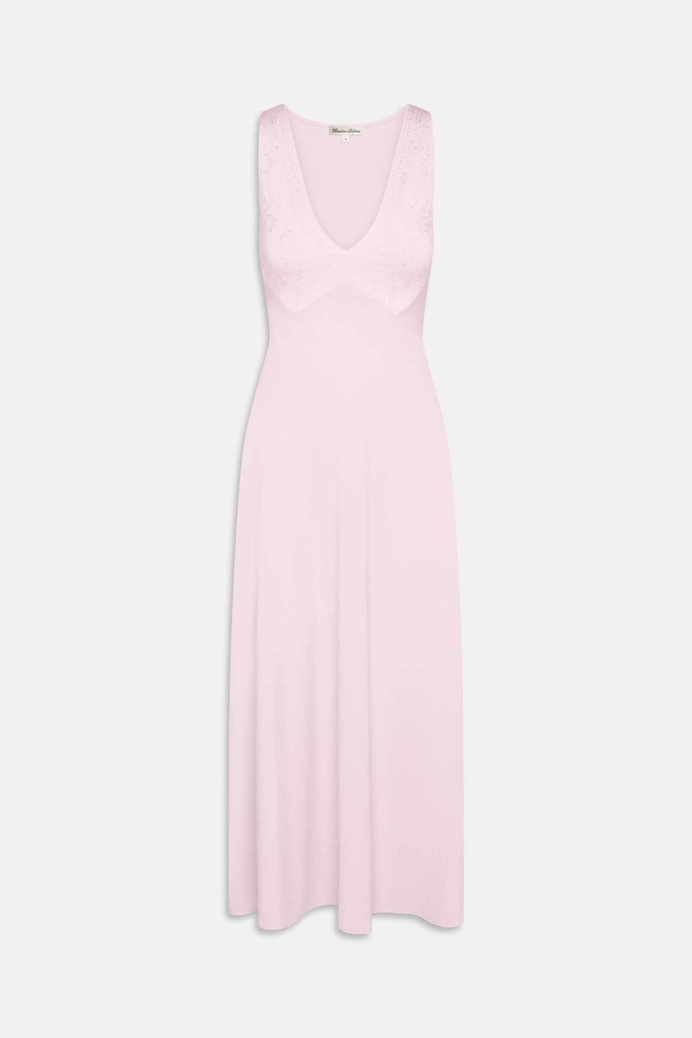 Eva Embroidered Maxi Dress - Ballerina - Image 3