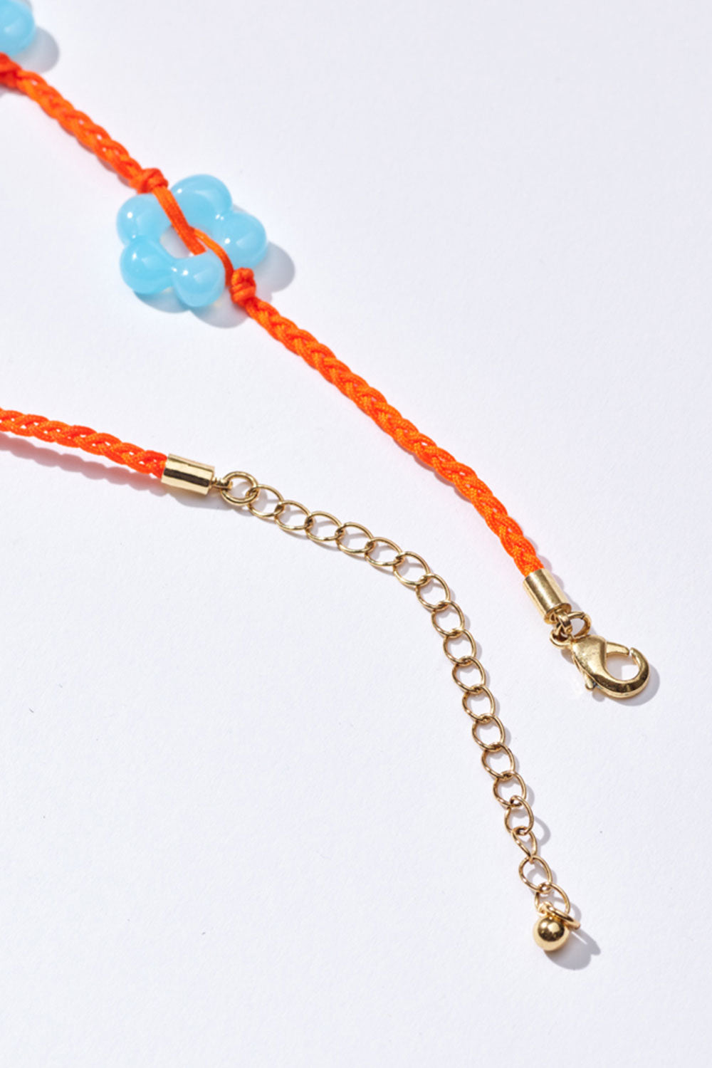 Daisy Chain Necklace - Papaya - Image 3