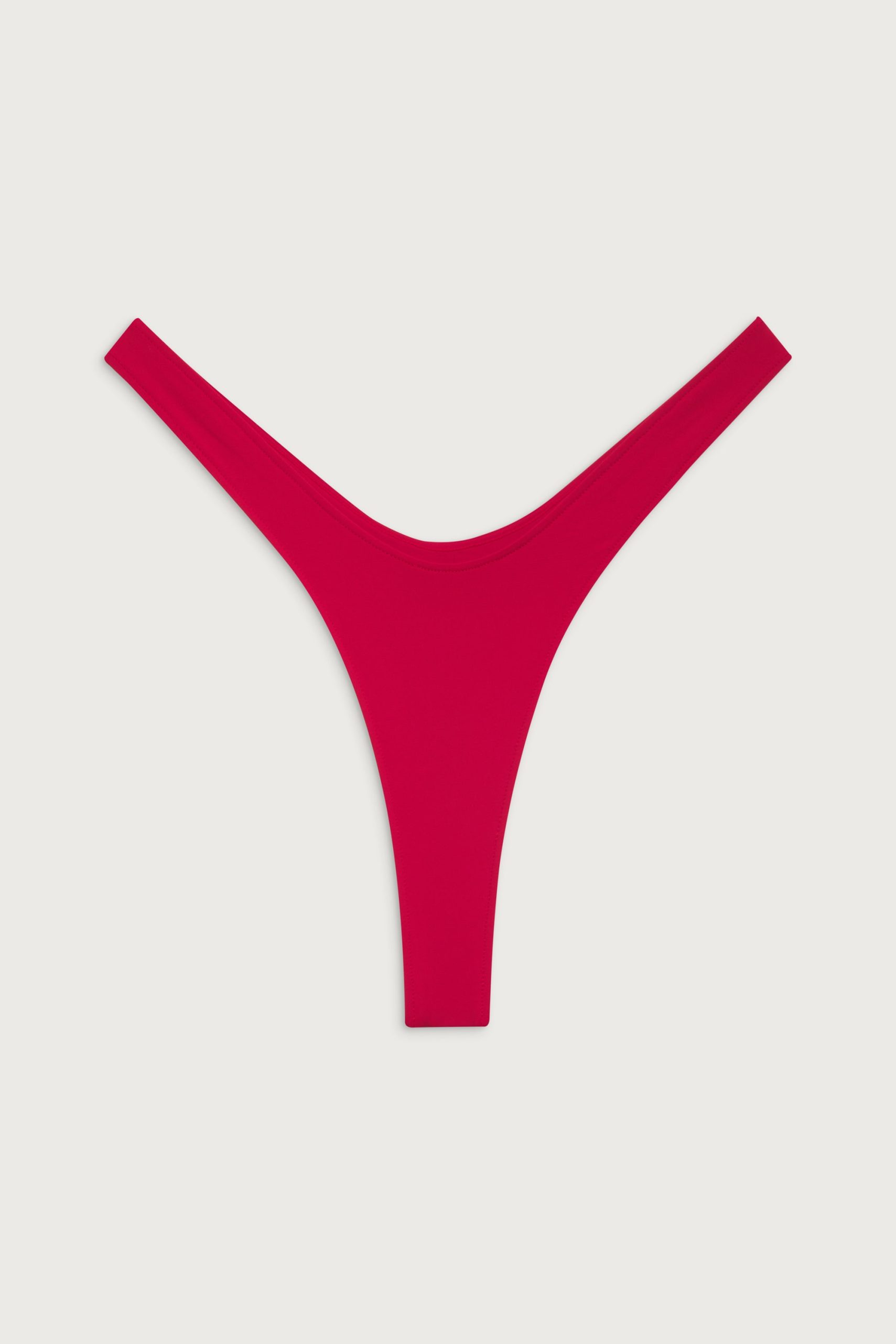 Full Moon Micro Bikini Bottom - True Red - Image 3