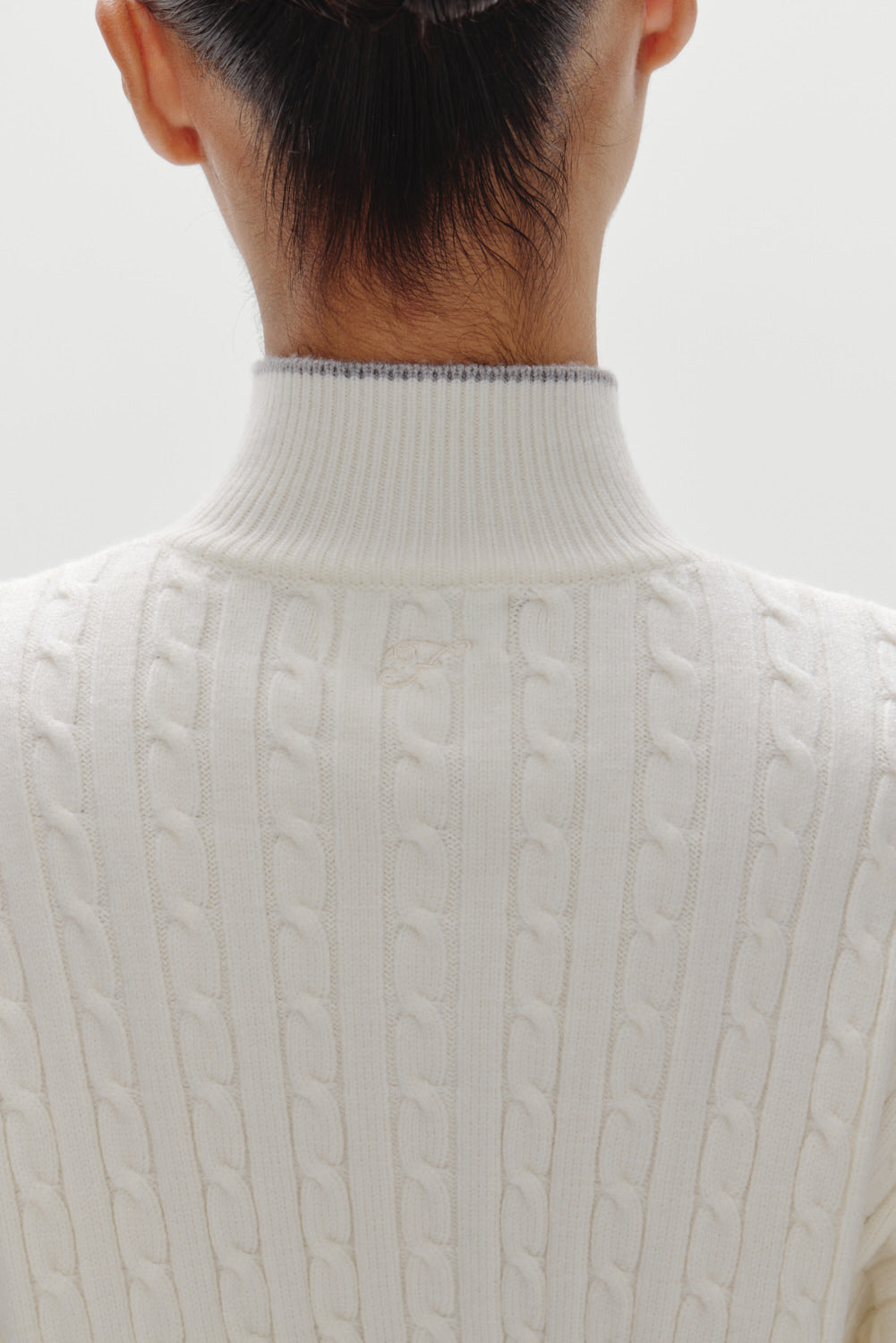 Bea Cloud Knit Zip Up Sweater - Honeymoon - Image 5