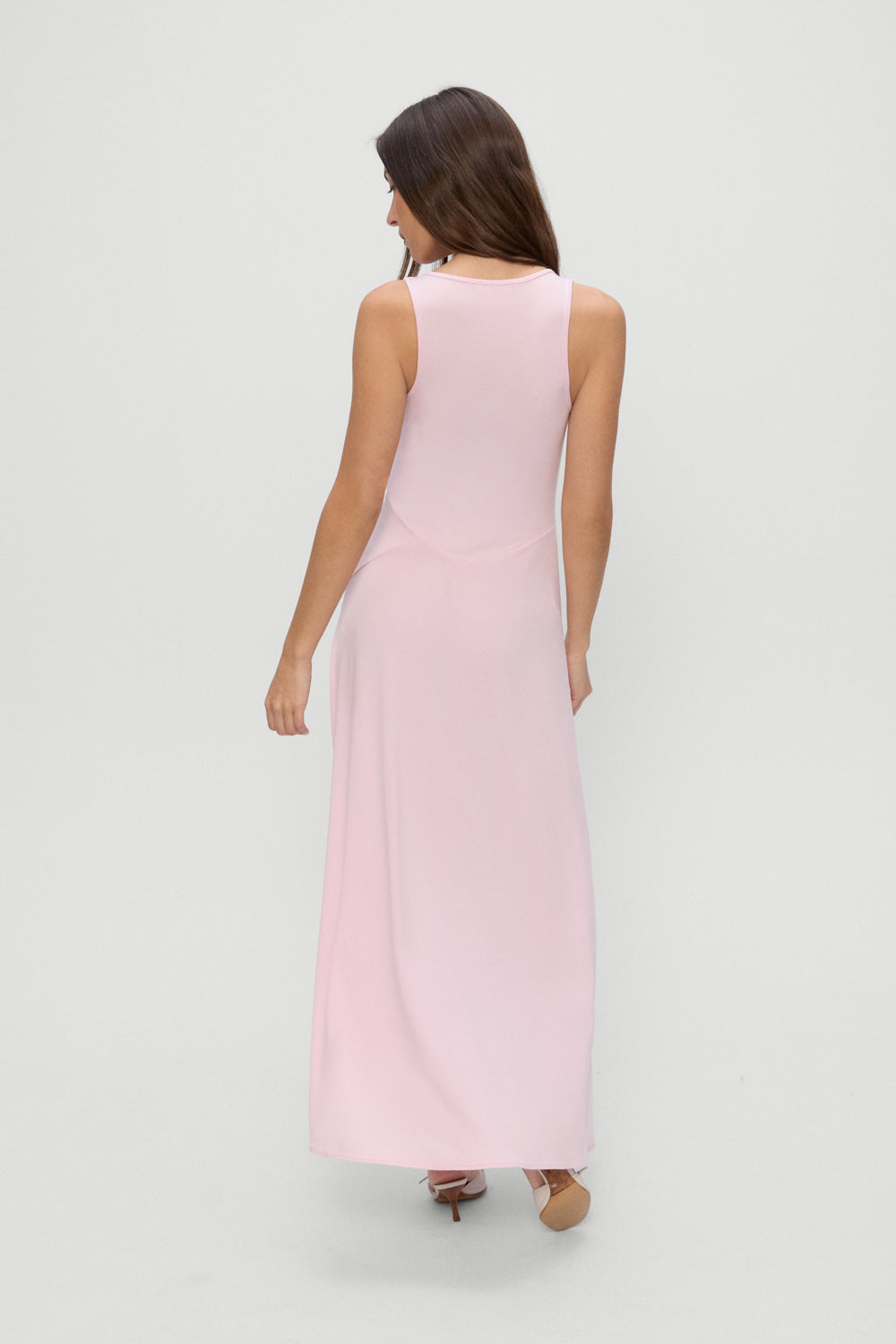 Eva Embroidered Maxi Dress - Ballerina - Image 4