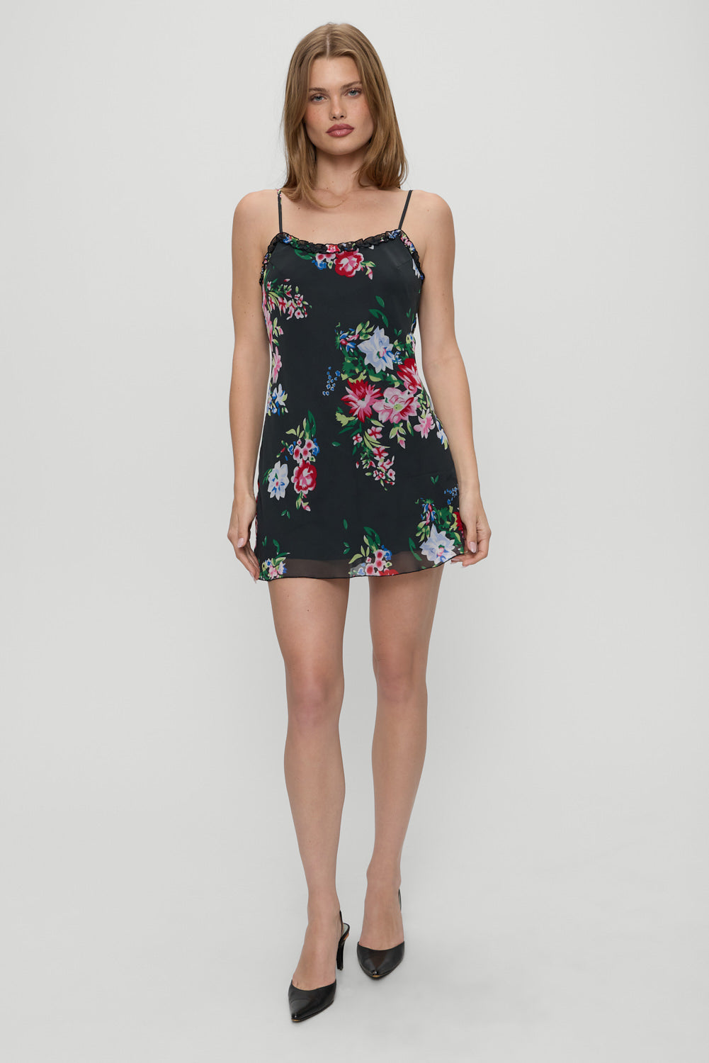 Josie Floral Mini Dress - Bouquet - Image 6