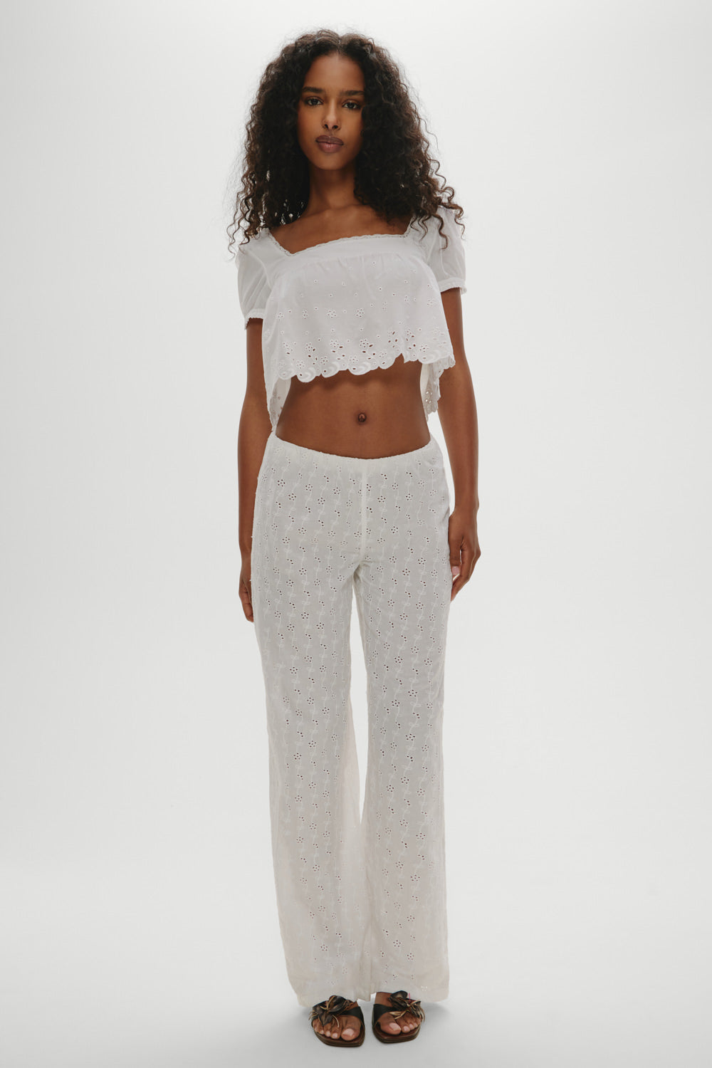 Princess Eyelet Pants - Daisy Eyelet - Image 2