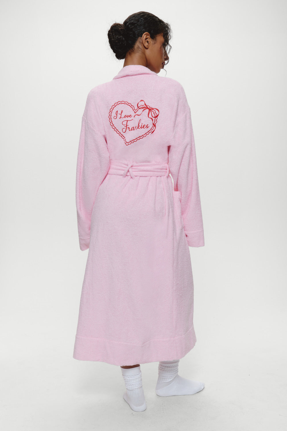 Valentine Terry Robe - Bouquet Pink - Image 4