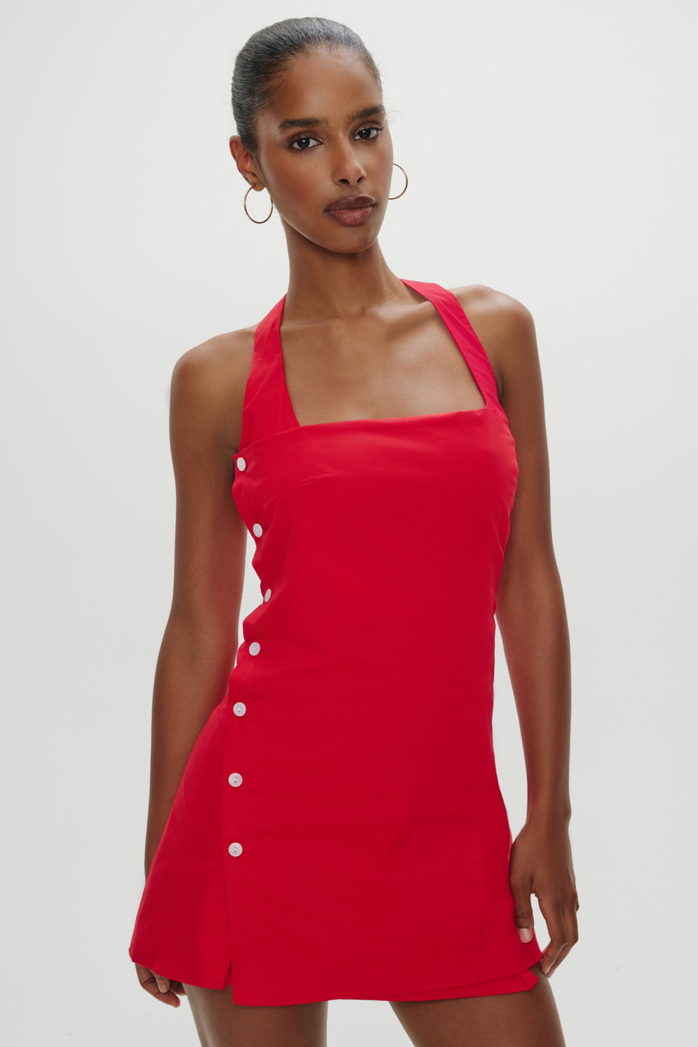 West Cotton Wrap Mini Dress - Barn Dance - Image 5