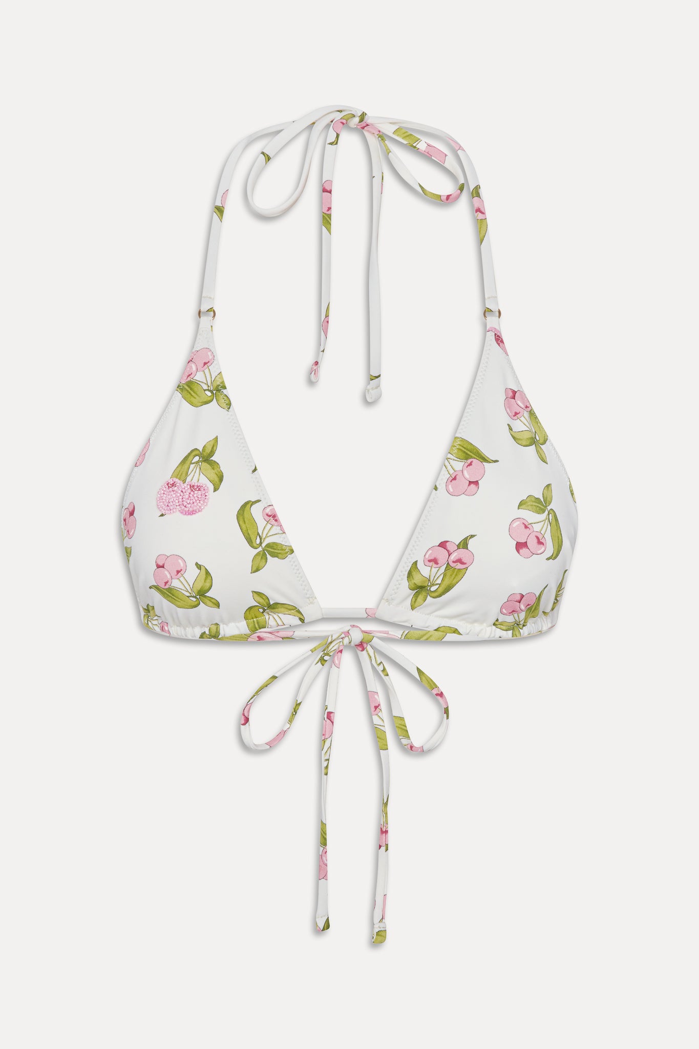 Grace Beaded Triangle Bikini Top - Cherry Picked - Image 3