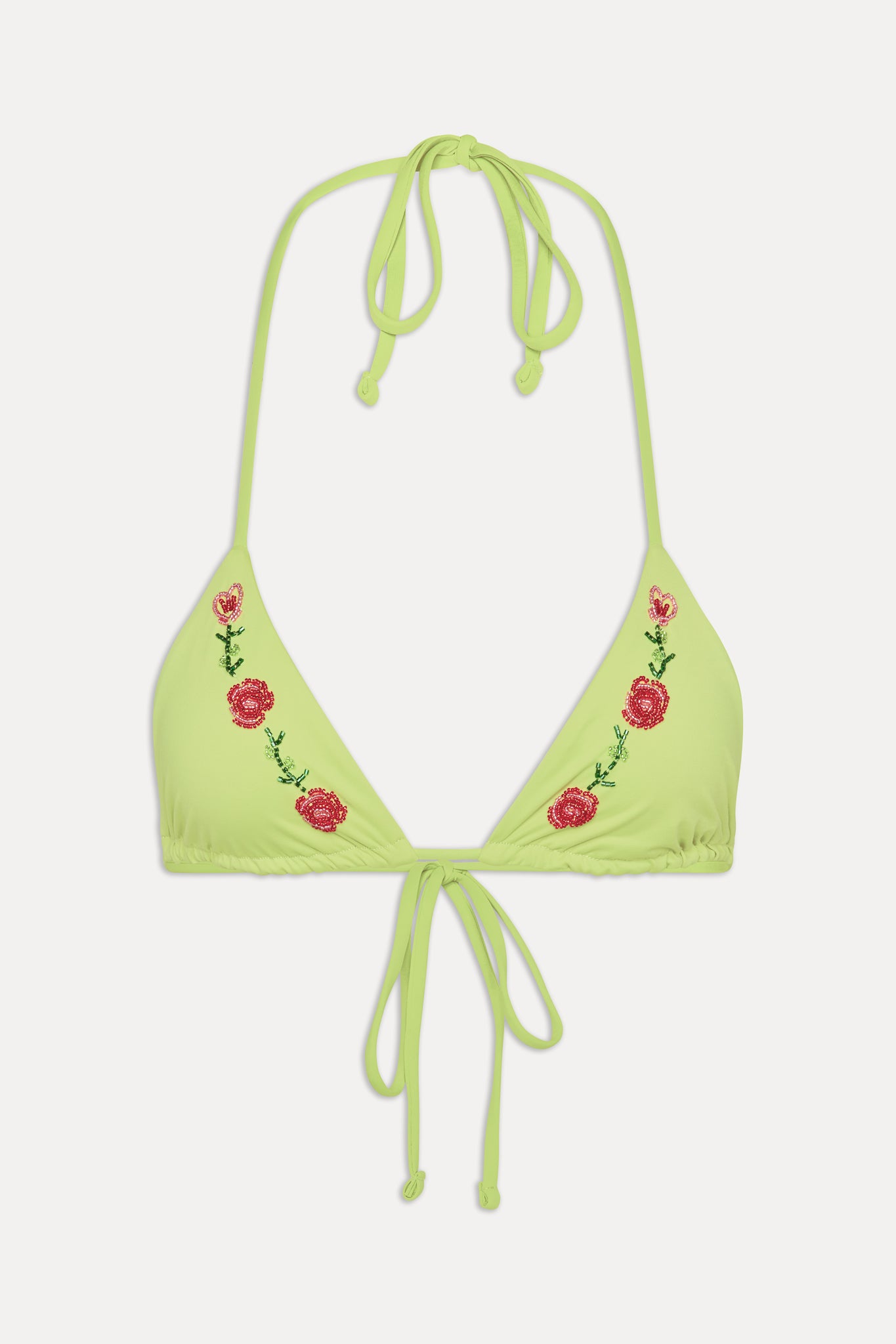 Nick Skimpy Triangle Bikini Top - Lily Pad - Image 3