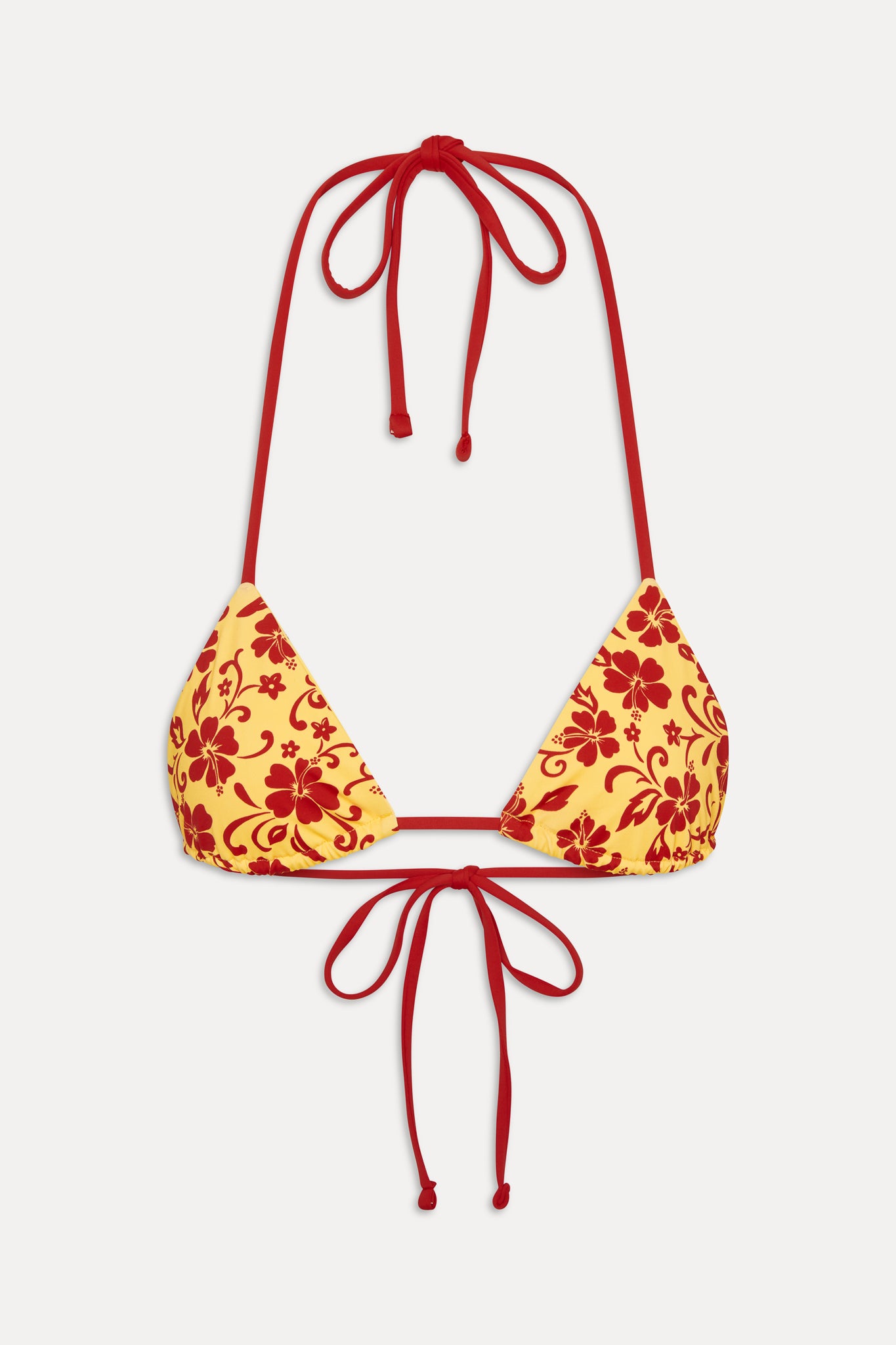 Nick Triangle Halter Bikini Top - Favorite Flower - Image 3