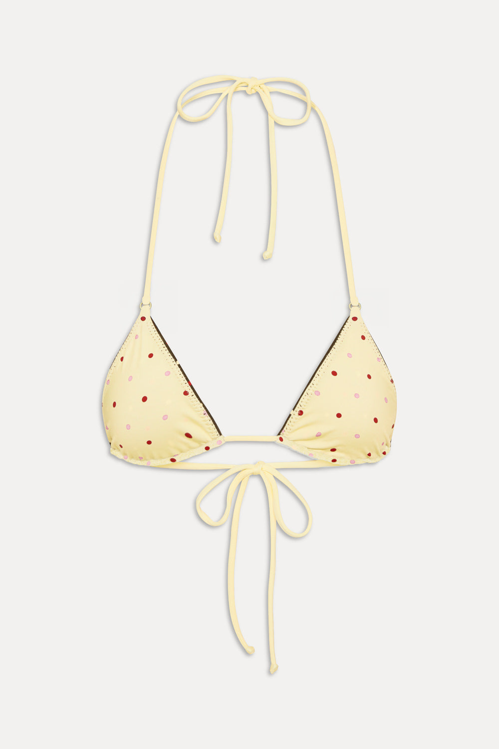 Nick Reversible Shine Bikini Top - Honey Bug - Image 4