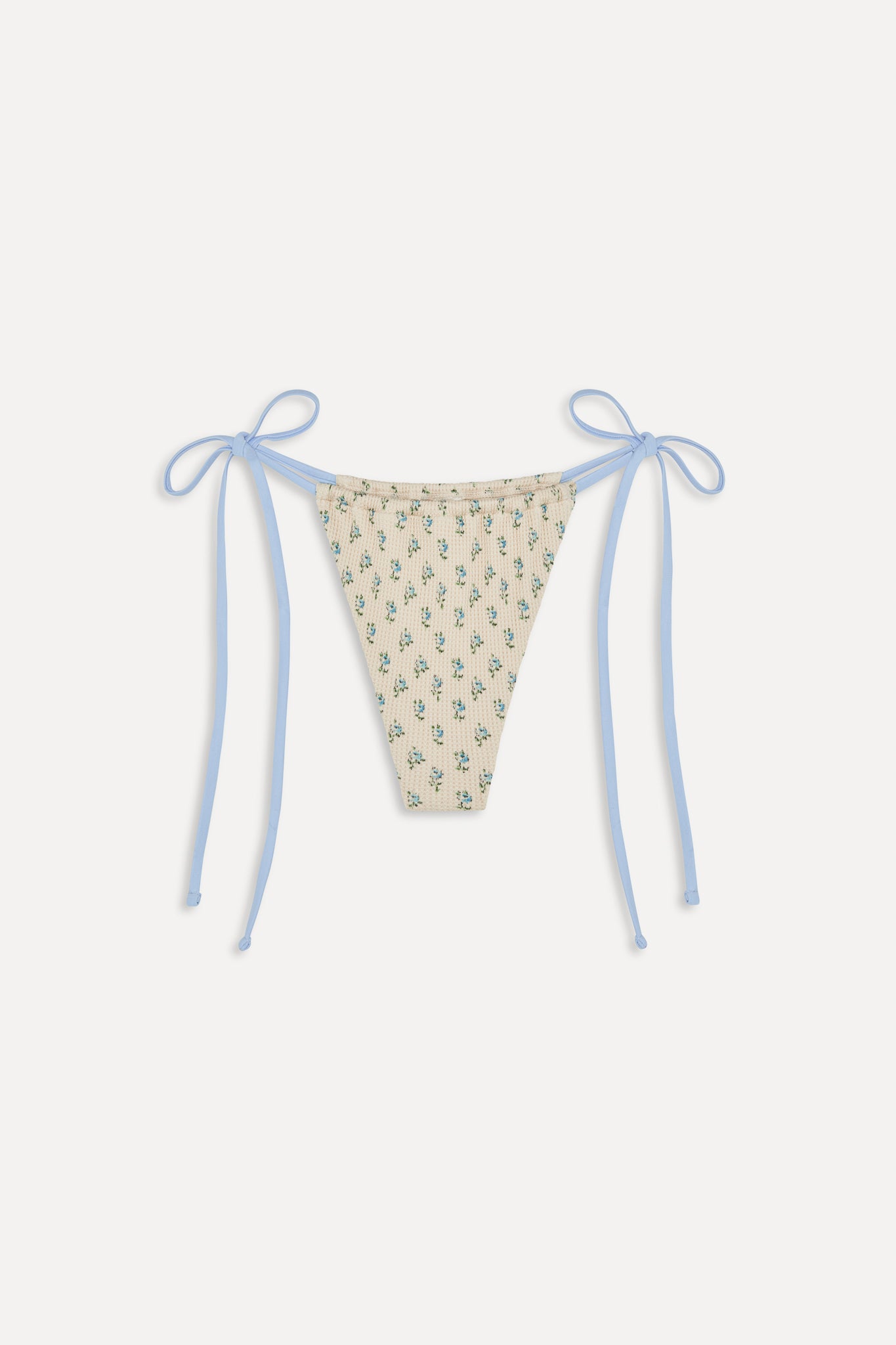Tia Skimpy String Bikini Bottom - Spring Dreaming - Image 3